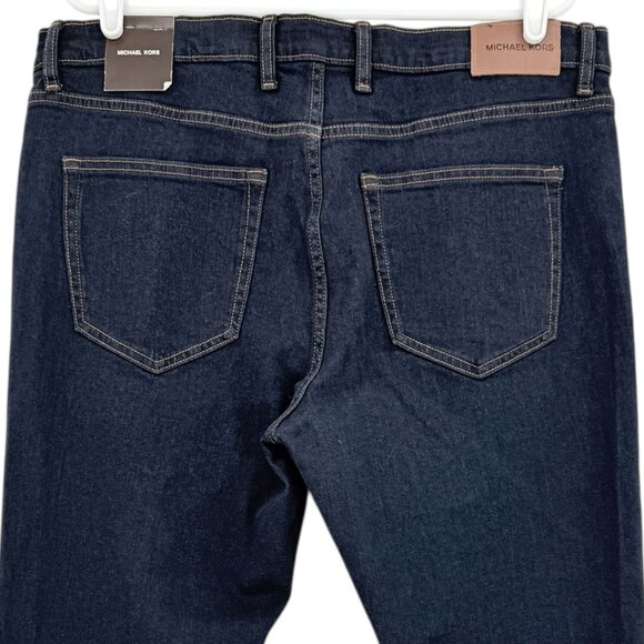Michael Kors Men's Parker Slim Fit Stretch Blue Denim Jeans Size 36x30 NWT $118 - Picture 4 of 11